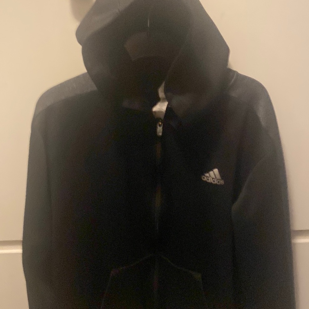 Adidas full zip men’s sweatshirt size Medium